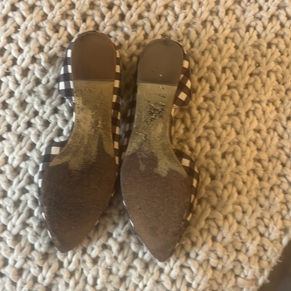 Black and white plaid J crew flats - Picture 3 of 5
